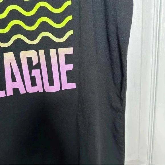 NTD Apparel Justice League Muscle Shirt / Tank Top Black & Grey Size XL - Picture 6 of 16